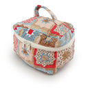 Gwen Patchwork Rose Quilted Travel Case
