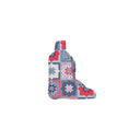 Gwen Patchwork Americana Quilted Boot Bag