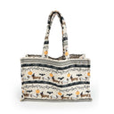 Halloween Dachshunds Quilted Tote