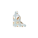 Petal Pups Blue Quilted Boot Bag