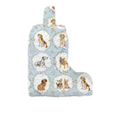 Petal Pups Blue Quilted Boot Bag