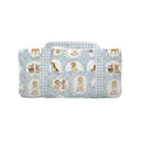 Petal Pups Blue Quilted Weekender Duffle Bag
