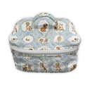 Petal Pups Blue Quilted Travel Case