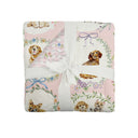 Petal Pups Pink Baby Blanket