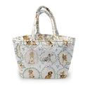 Petal Pups White Quilted Handbag