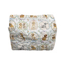 Petal Pups White Makeup Bag