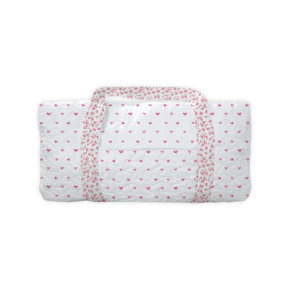 Heart Gaze White Weekender Duffle Bag