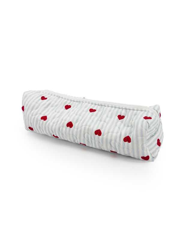 Hearts And Stripes Blue Hot Tools Bag