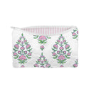 Helen Fuchsia Quilted Makeup Bag