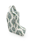 Helen Maya Blue Quilted Boot Bag