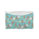 "Hello Darlin" Turquoise Quilted Makeup Bag