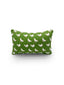 "Help From My Hens" Green Quilted Mini Pillow 8" x 12"
