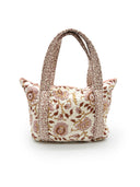 Erin & Ben Co. Heritage Scroll Rose Zipper Tote Bag