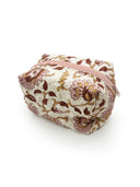 Erin & Ben Co. Heritage Scroll Rose Quilted Makeup Bag