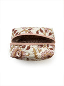 Erin & Ben Co. Heritage Scroll Rose Quilted Makeup Bag