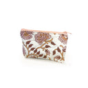 Erin & Ben Co. Heritage Scroll Rose Quilted Makeup Bag