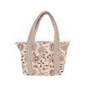 Erin & Ben Co. Heritage Scroll Rose Zipper Tote Bag