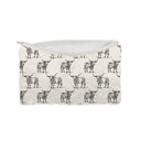 "Hey Y'all" Longhorns Quilted Makeup Bag