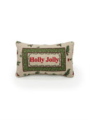 "Holly Jolly" Quilted Mini Pillow 8" x 12"