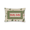 "Holly Jolly" Quilted Mini Pillow 8" x 12"
