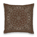 Homestead Bandana Chocolate 20" Pillow