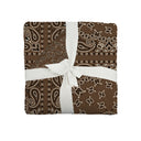 Homestead Bandana Chocolate Baby Blanket