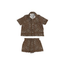Homestead Bandana Chocolate Pajama Set