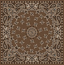Homestead Bandana Chocolate Quilted Boot Bag