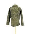 Homestead Bandana Olive Quilted Snap Jacket