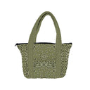 Homestead Bandana Olive Zipper Tote Bag