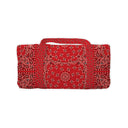 Homestead Bandana Red Quilted Weekender Duffle Bag