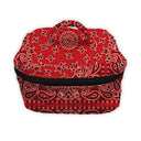 Homestead Bandana Red Quilted Travel Case
