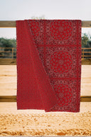 Homestead Bandana Red Quilt