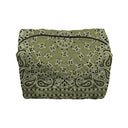 Homestead Bandana Olive Makeup Bag
