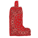 Homestead Bandana Red Quilted Boot Bag