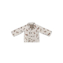 Lucky Horse Linen Youth Quilted Snap Jacket