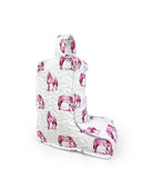 Horse Icon Fuchsia Quilted Boot Bag