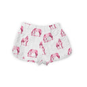 Horse Icon Fuchsia Scallop Shorts *Web Exclusive*