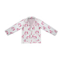 Horse Icon Fuchsia Quilted Snap Jacket