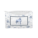 Framed Horse Navy Quilted Makeup Bag
