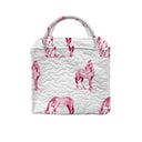 Horse Icon Fuchsia Quilted Handbag
