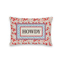 "Howdy" Daisy Quilted Mini Pillow 8" x 12"