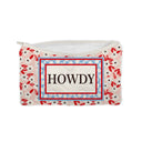 "Howdy" Daisy Quilted Makeup Bag