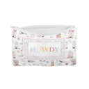 "Howdy" Patchwork Quilted Makeup Bag