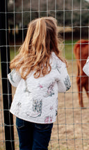 Thunderbird Boots Pink Youth Quilted Snap Jacket