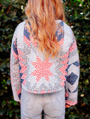 Adeline Patchwork Americana Cropped Quilted Jacket