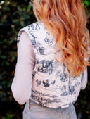 Aledo Navy Quilted Tara Vest