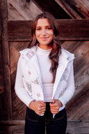 Thunderbird Boots Pink Quilted Cate Vest