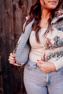 Cattle Drive Linen Quilted Cate Vest