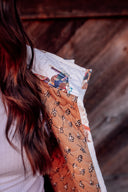 Casey Cowgirl Patchwork Linen Quilted Cate Vest